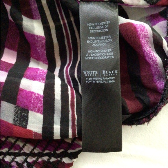 White House black market sheer blouse size xx small - Picture 6 of 7